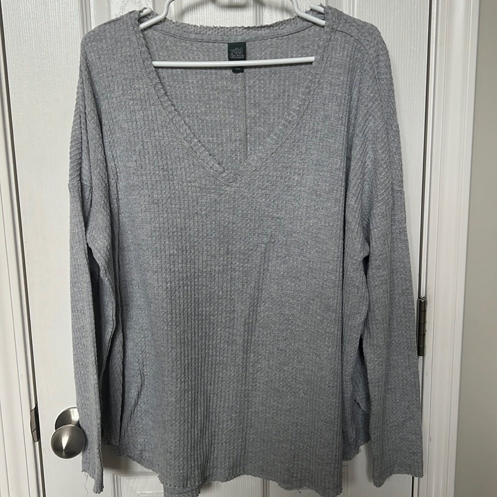 Waffle Knit Long Sleeve